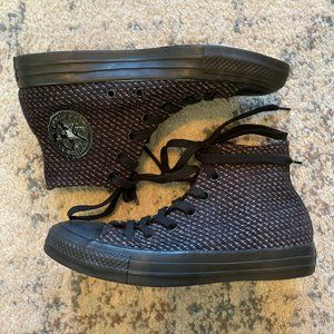 Converse | Chuck Taylor Wonderland Black Knit High Top Lace Up Shoe Women's 7
